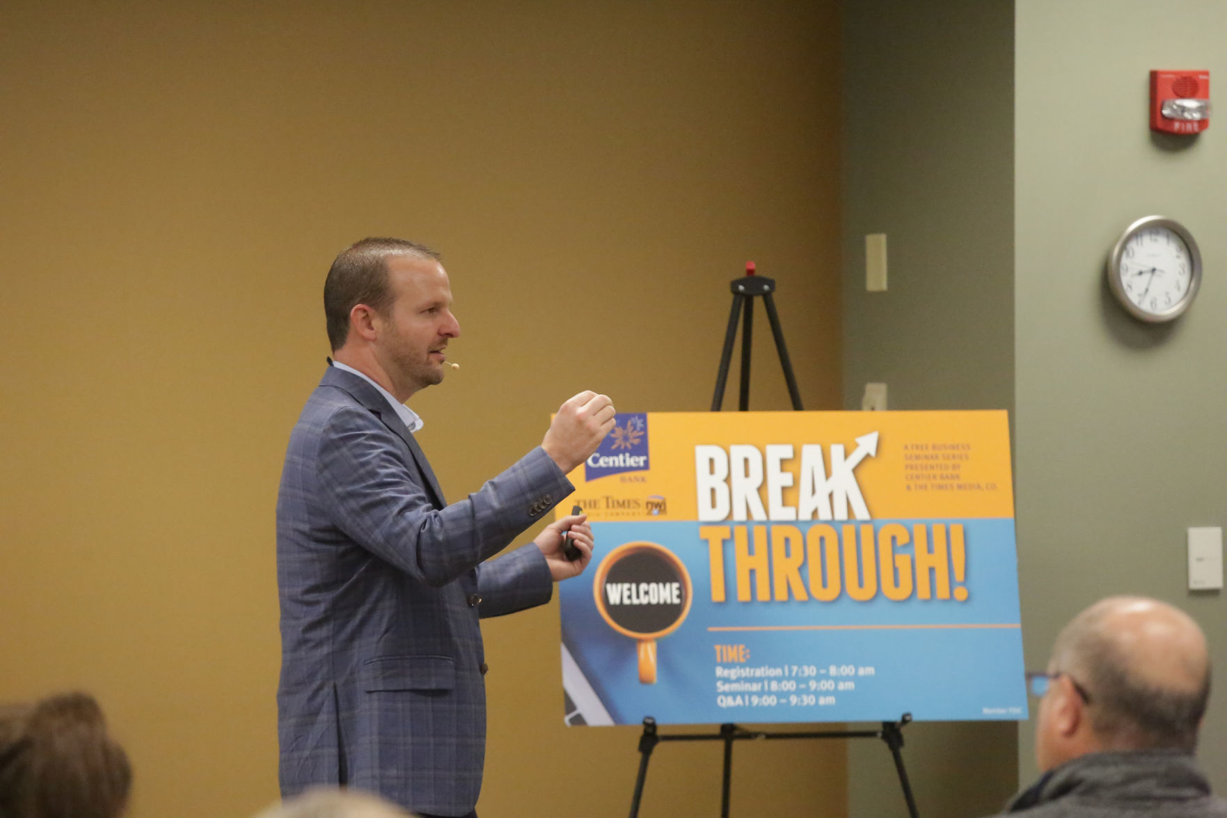 Centier Bank's quarterly Breakthrough business seminar